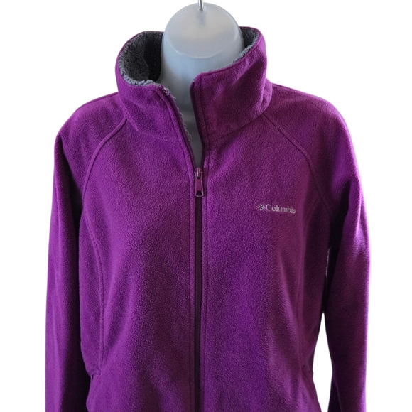 Columbia Women's Vibrant Purple Teddy Jacket - Picture 3 of 10
